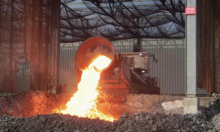 Gemalen staalslak als vulstof in beton